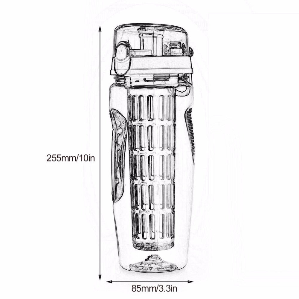 Fresh Fruit Water Bottle – Stay Refreshed Anywhere